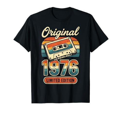 50. Geburtstag Mann Frau 50 Jahre Deko 1976 Geschenk Lustig T-Shirt
