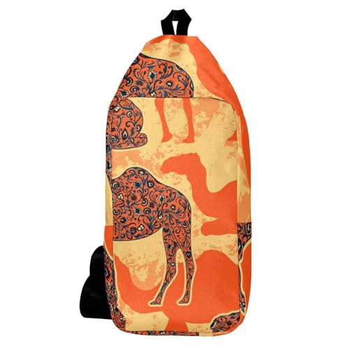 Sac à dos camel ornement oriental pour soulager votre dos en voyage et randonnée