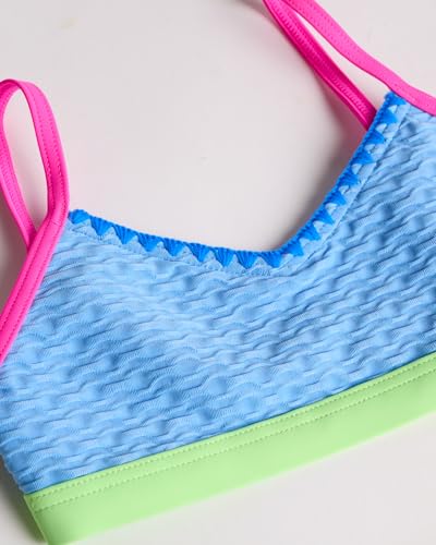 Image of Kanu Surf Girls' Willow V-Neck Bikini Beach Sport 2-Piece Swimsuits