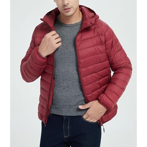 Doudoune compacte pour homme avec manteau thermique à capuche - 2