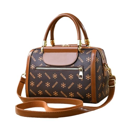 Bolso tipo cartera para mujer - Bolso bandolera de moda, bolso de mano elegante y portátil | Bolsos de hombro lujosos para mujer de 25x14x18cm, bolso bandolera y elegante de gran capacidad para