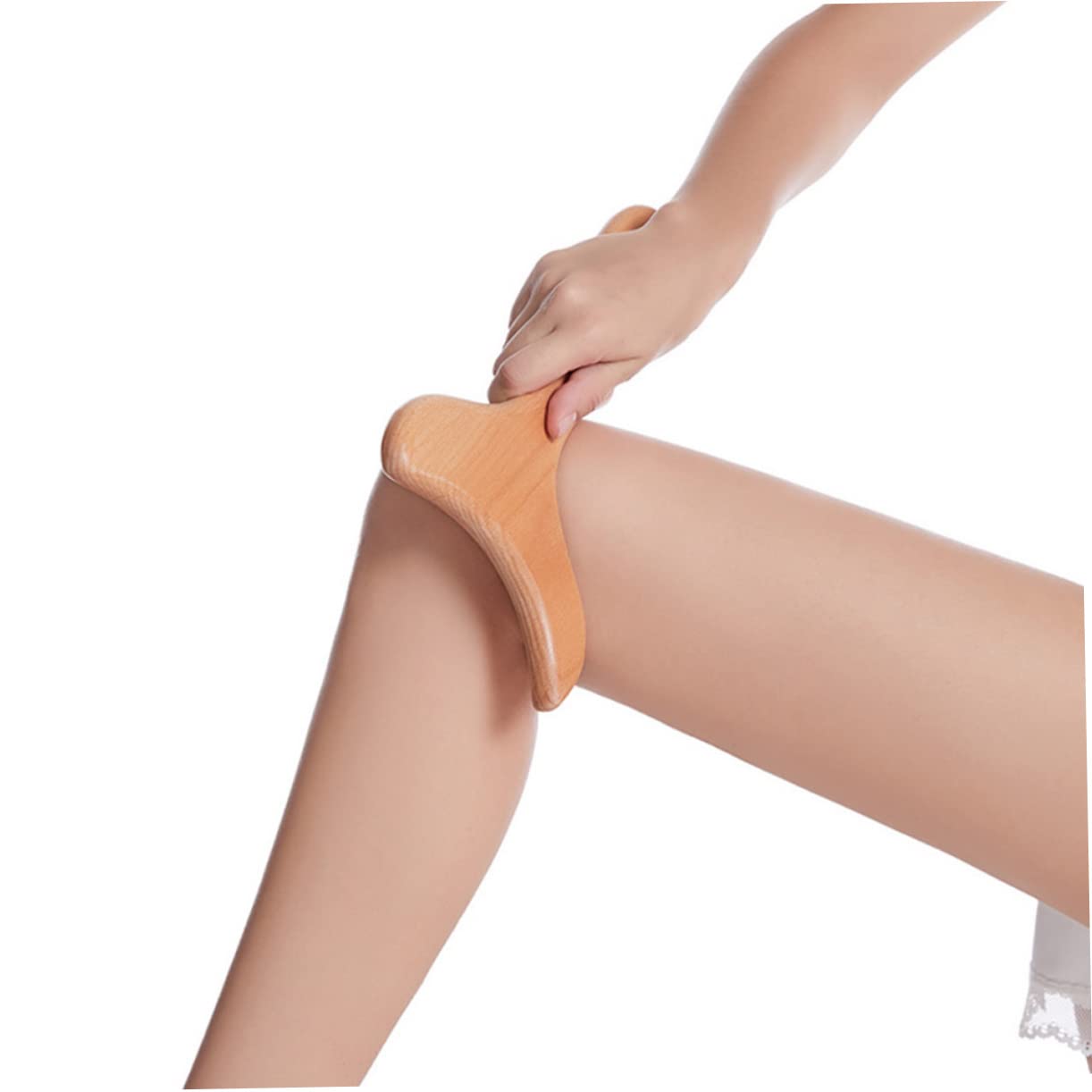 POPETPOP Strumento Massaggiante Guasha per Raschietto per e Corpo Rilassante e Drenante con Oli Facile Trasportare Resistente e Naturale