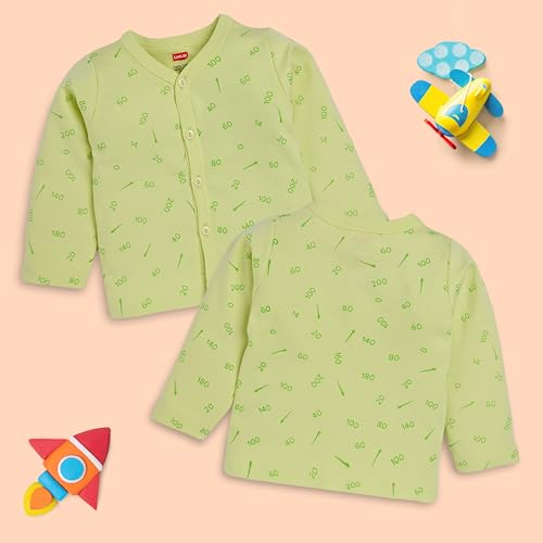 Image of LuvLap Unisex Cotton Regular Fit Jhabla Shirt