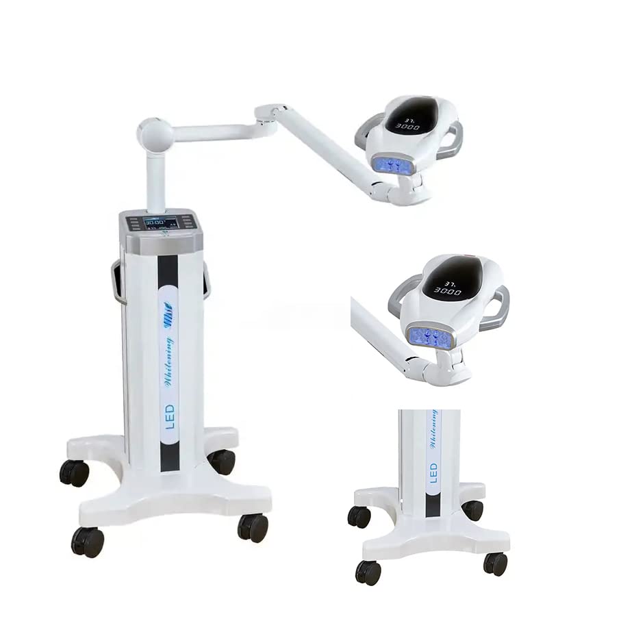 TEPTOARCH 60W Mobile Bleaching Machine with 12pcs Blue LED Laser Bleaching Lamp for Spa Beauty Salon