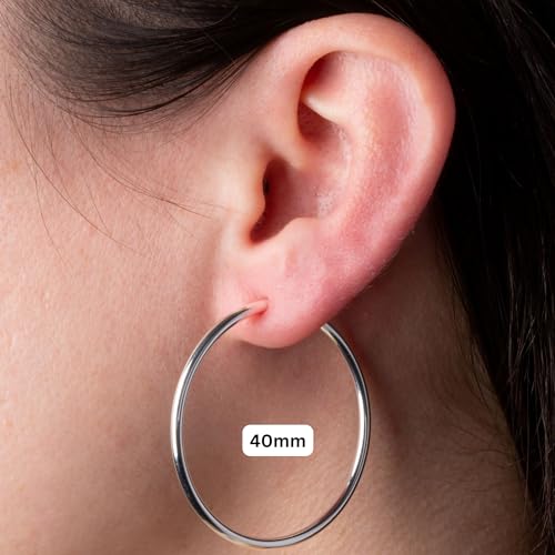 Clip On Spring Hoop Earrings for Non-Pierced Ears2