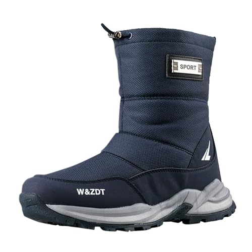 Bottes d'hiver homme chaudes épaisses antidérapantes coton