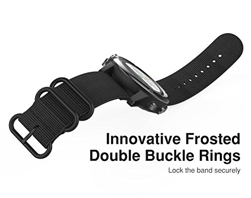 image for MoKo Band Compatible with Garmin Fenix 3, Fine Woven Nylon Adjustable 