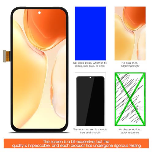 Écran Pixel 8a original avec capteur d'empreinte pour GKV4X G6GPR