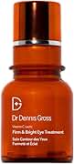 Dr. Dennis Gross Vitamin C Lactic Firm &amp; Bright Eye Treatment | Silky, Lightweight, Fast-Absorbing Treatment to Improve Puffiness, Dark Circles, and Wrinkles Around the Eyes | 0.5 oz