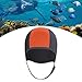 Aymzbd Neoprene Diving Hat - for Adjustable Fit, Orange