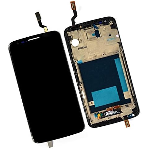 Skiliwah® LCD Display Touch Digitizer Glass for LG Optimus G2 VS980 with Frame (Black) Cover