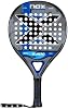 Paleta de Pádel NOX X-Hero 2026 | Paleta Azul de Forma Redonda para Principiantes e Intermedios | Marco de Carbono, Cara de Fibra de Vidrio 3K, Núcleo HR3 White Eva 2