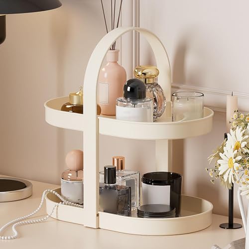 Organisateur de maquillage de comptoir et étagère de rangement cosmétique portable - 5