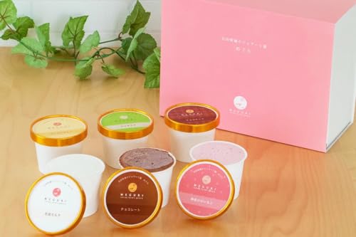 石田牧場のジェラート屋めぐり おまかせ ジェラート6個セット [0252]