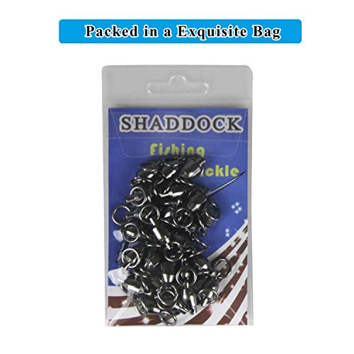 image for Shaddock Fishing Ball Bearing Swivels Fishing, 25pcs Barrel Swivels Fi