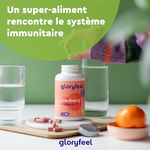 Extrait de Cranberry (25000 mg) avec Vitamine C (30 mg), Hautement Dosée avec 210 Capsules (Plus de 6 Mois), Extrait 25:1 de Canneberges Naturelles, Soutient le Système Immunitaire, 100% Végétalien – vue 8
