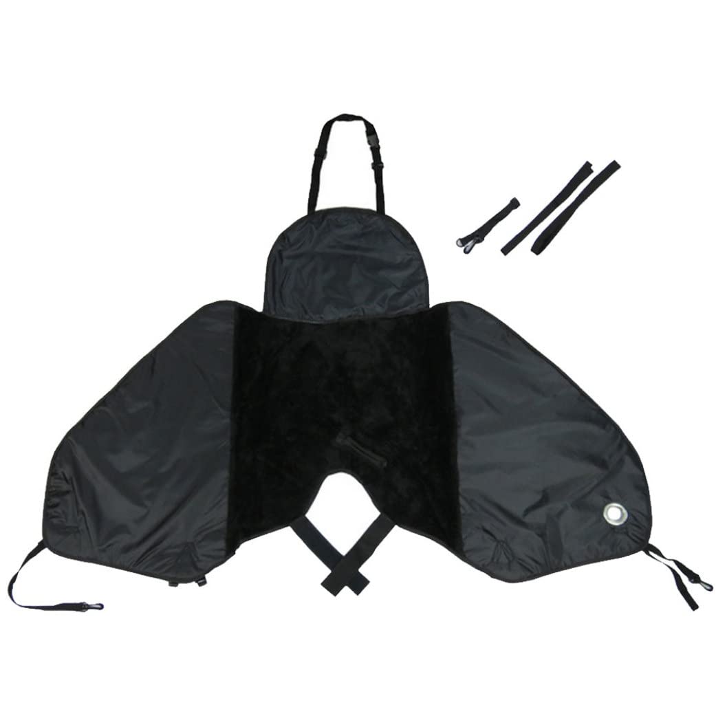 Scooter Cubierta de la Pierna del Delantal de Motocicleta Protector Impermeable Cinta Reflectante Negros para la Lluvia fría Conductor de Invierno Accesorios para niños para niños