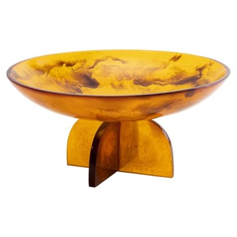 Godinger Lucente Brown Resin Serving Bowl Cover