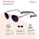 Kiddus Polarisierte Sonnenbrille Baby Mädchen & Baby Jungen, Kinder 8-24 Monate, Kindersonnenbrille 1 Jahre, 100% UV-Schutz, Flexible Rahmen, Reisezubehör