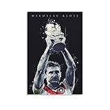 ZZXCHG Leinwand Bedrucken 40x60cm Miroslav Klose Poster 