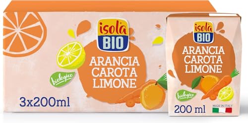 Isola Bio Bevanda Arancia Carota Limone 3x200ml