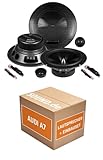 JUST SOUND best choice for caraudio Lautsprecher Boxen Einbaupaket für Musway ME6.2C kompatibel mit Audi A7 C7 vorne | 2X Tief-Mitteltöner 2X Hochtöner