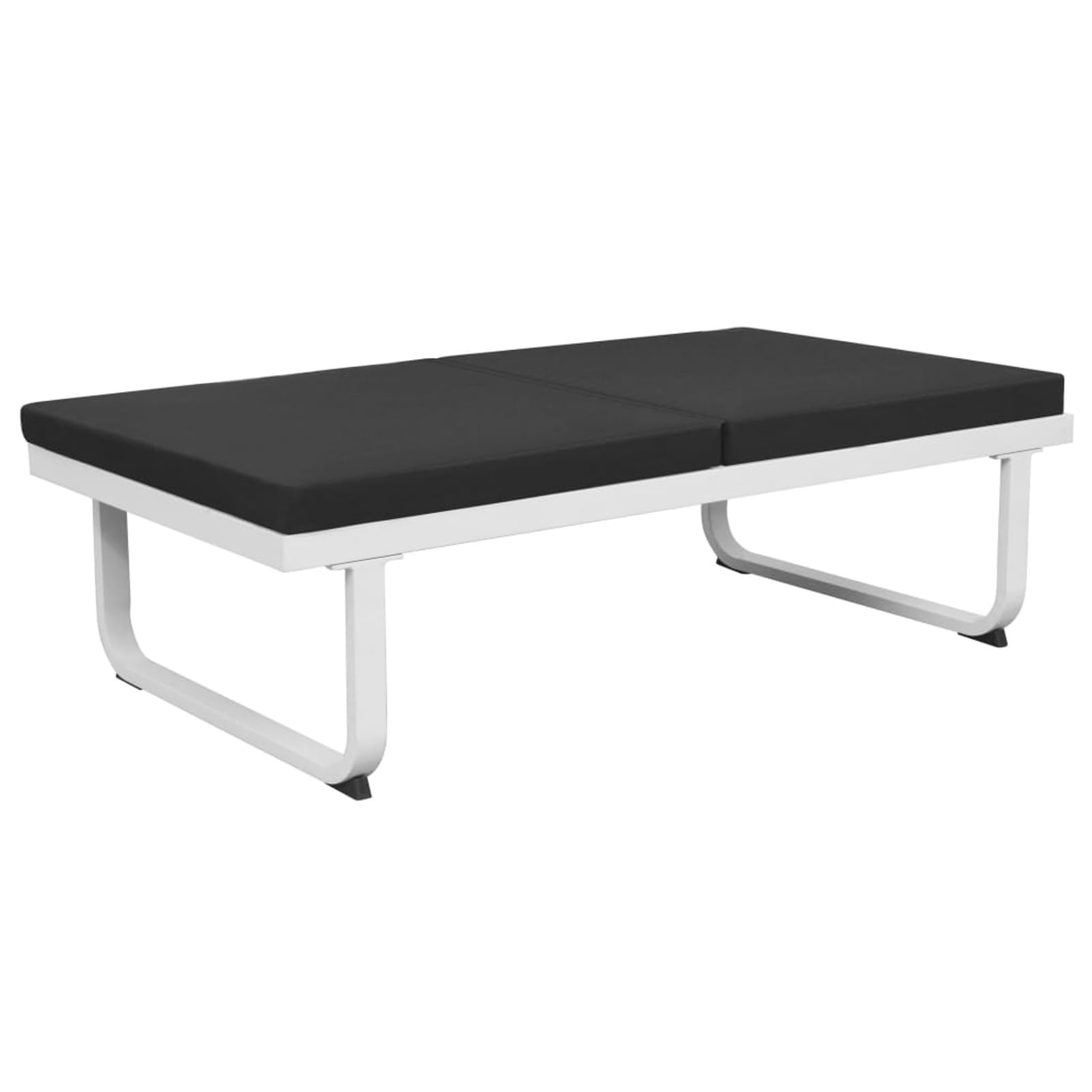 Gecheer Set Divani da Giardino 5 pz in Textilene e Alluminio Nero,Divani,da Giardino,per Esterno,Salottini,Salotto da Giardino,da Esterno,Divano Modulare,Set da Giardino,42814