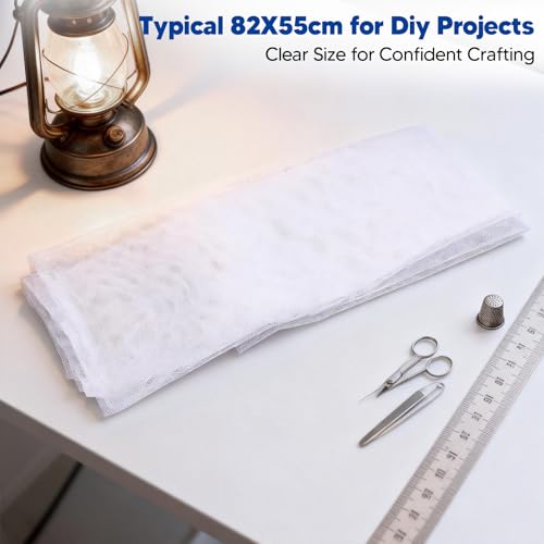 Image of Wet Felting Net for Wool Craft - 82x55cm Nylon Mesh Felting Tool, Reusable Needle Felting Mat for DIY Projects, Felting Supplies and Accessories