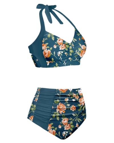 Image of Holipick Women's High Waisted Bikini Set