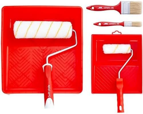 PENNELLIFICIO 2000 | Kit per Verniciatura con 2 Vaschette, 2 Rull...