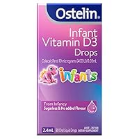 Ostelin Vitamin D Infant Drops - D3 for Kids Bone Health + Immune Support - 2.4mL