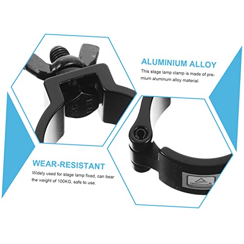 SUPVOX 4Pcs Gancho O-Clip Ganchos De Metal Clipe De LED No Suporte Da Lâmpada De Luz Braçadeiras De