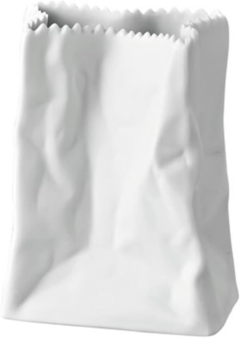Tütenvase 13581-800001-26009 Miniature Vase Porcelain Height 9 cm White