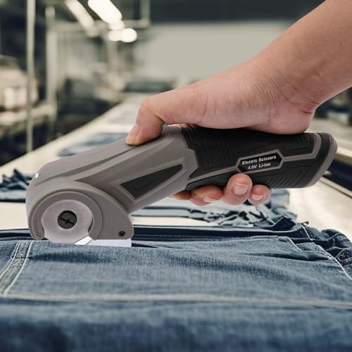 Elektrische Schere, 4V Kabelloser Schneider Stoffschere Teppichschneider Multischneider Geeignet zum...