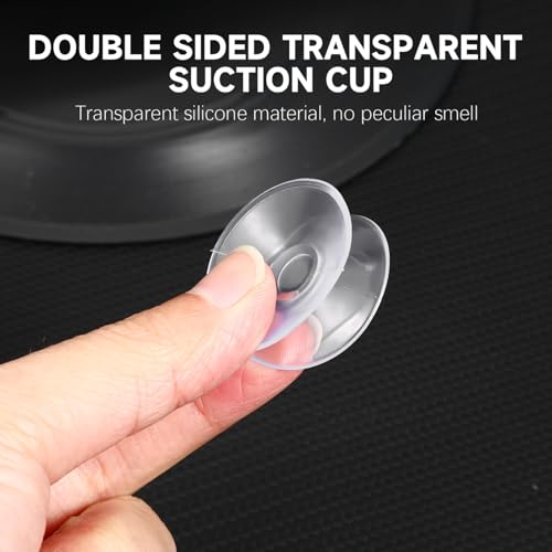 Ventouses double face transparentes et repositionnables pour vitres et surfaces planes - 3