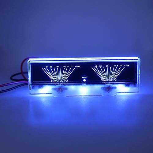 Abledance 2x VU-Meter 12-16V Analog | Blaue Hintergrundbeleuchtung Für Audio-Anlagen