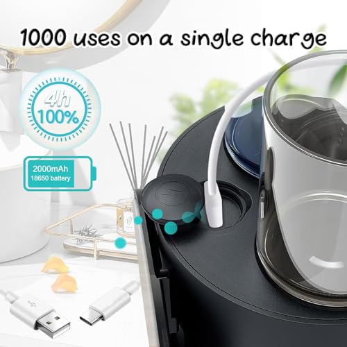 Dispenser Collutorio Automatico Senza Contatto - 540ml, Con 2 Tazze Magnetiche - Foto 9