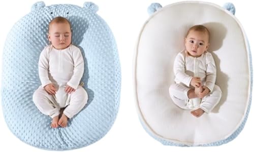 Barino 赤ちゃんの吐き戻し防止スロープ枕 赤ちゃんの横臥睡眠スロープパッド 新生児の授乳用品 授乳枕 (C)