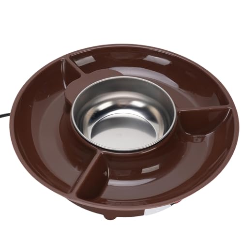 Set eléctrico para fondue de chocolate Zerodis, 25W, acero inoxidable miniatura 3