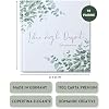 Libro Degli Ospiti Per Matrimonio In Lino 30x30 – Copertina Rigida Artigianale Con 60 Pagine Bianche