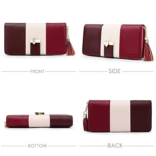 Image of RFID Wallets for Women with Multiple Card Slots and Cellphone Compartment, Womens Wallet