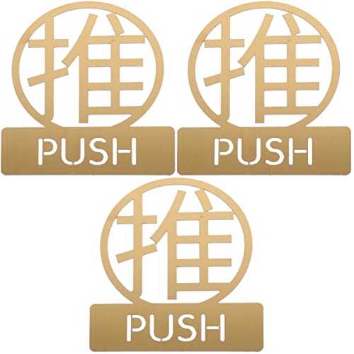 Operitacx 3 empurrar a porta puxar empurrar placa empurrar e puxar sinal de identificação de empurra