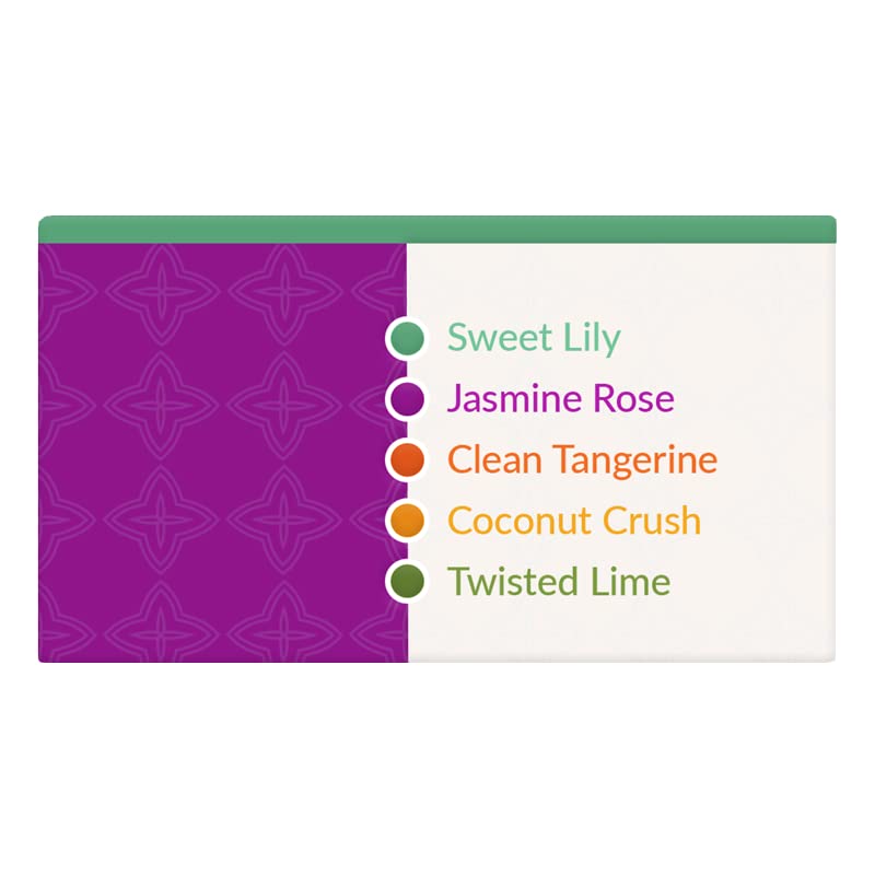Lume Soap for Face and Body - 5 Pack Mini Sampler - Free from Parabens, Phthalates, and Artificial Dyes - Hypoallergenic and Safe for Sensitive Skin - Beach and Blossom