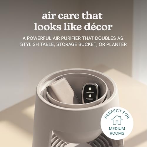 Homedics Natura Air Purifier for Home 975 Sq Ft Bedroom & Office, True HEPA Air Cleaner with Activated Carbon Air Filter, Smart Air Quality Sensor, Auto Mode, Sleep Mode, Timer, Odor Reducer by Homedics - Image 2