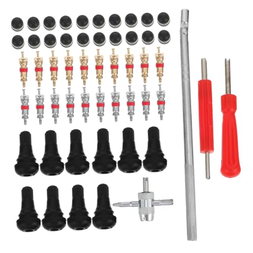 Zerodeko 1 Set Tire Stem Removal Tool Kit Set for Tire Repair Durable Easy Installation Safe Valve Replacement Essential Supplies