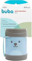 Buba Pote Termico C/Colher - Gumy Azul Azul