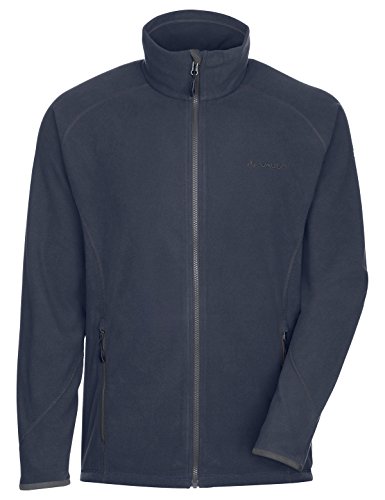 VAUDE Men's Smaland Jacket - Lightweight Soft Fleece Jacket for Hiking and Backpacking - Perfect as a Base Layer - Eclipse Uni, X-Large