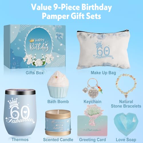 60th Birthday Gifts for Women, Birthday Ideas, Gifts for, 60th Spa Gifts for Women, Mom, Aunt, Grandma - Image 5