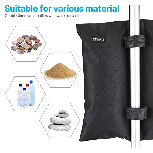 Mrrihand Paviljoen gewichten 1680D Oxford verdikken, zandzak verzwaring, paviljoen zandzakken set van 4 gewichten voor… - Image 6