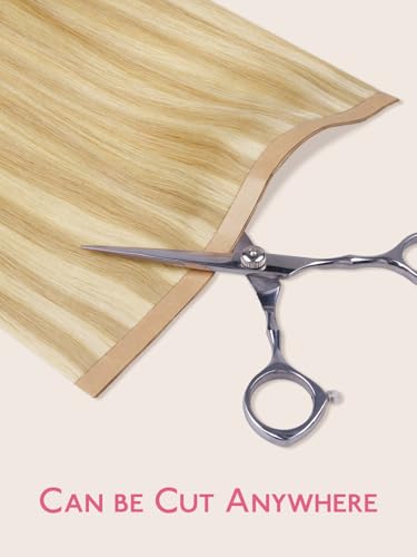 Image of WENNALIFE Multi-Piece Tape in Hair Extensions Human Hair, Tape in Weft